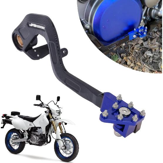 AnXin Motorcycle Rear Brake Pedal Foot Lever for DRZ400 00-04,DRZ400S 00-23,DRZ400E 00-07,DRZ400SM 05-23 Gold