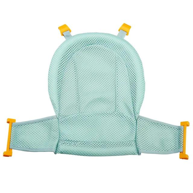 Portable Baby Shower Bath Tub Pad Non-Slip Newborn Bathtub Mat Safety Nursing Foldable Support Comfort Body Cushion Mat Pillow