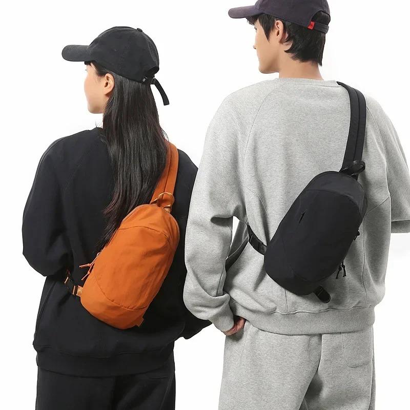 Light Multi-pocket Men's Crossbody Chest Bag Casual Nyl Waterproof Female Handbags Outdoor Sports Portable Women Shoulder Bags
