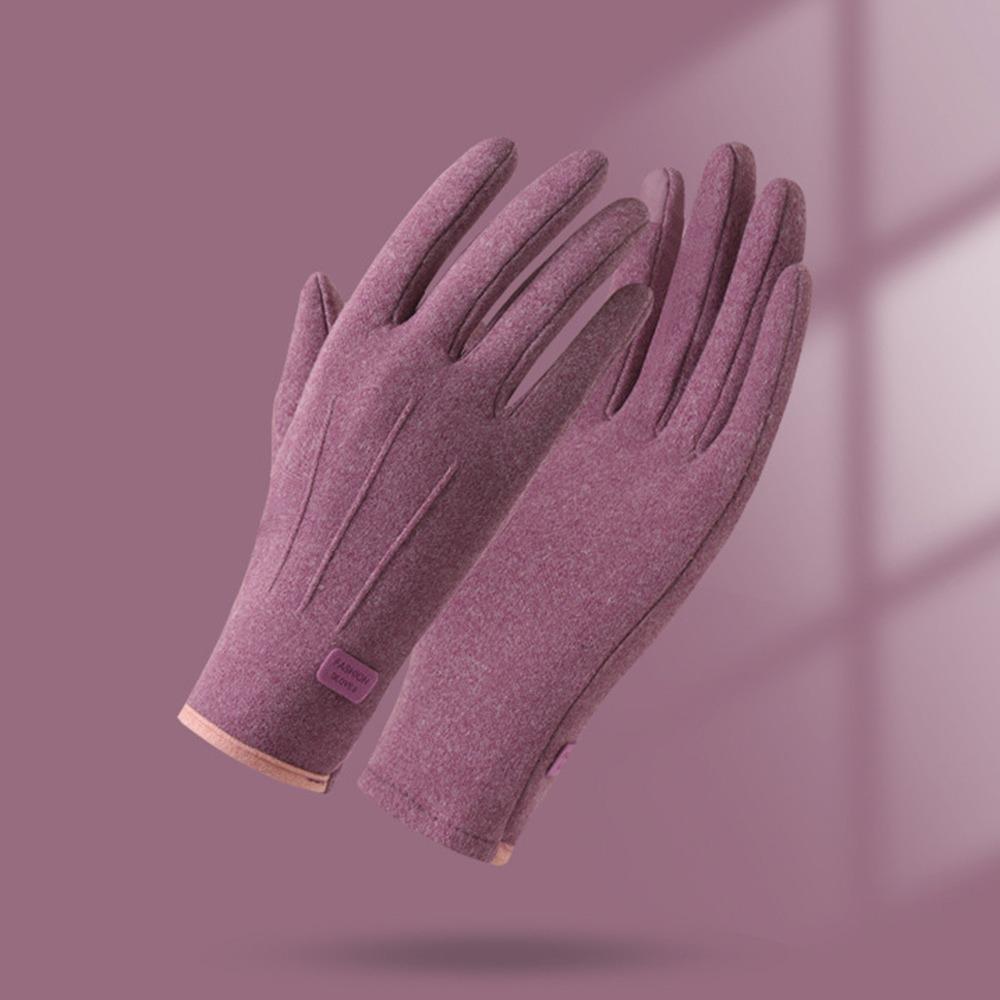 Velvet Warm Gloves Warmth Hands Cover Fashion Winter Gloves Winter