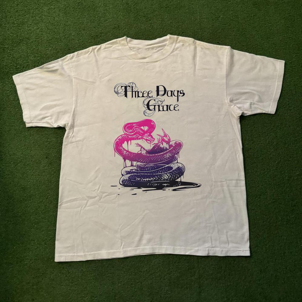 

New Popular Three Days Grace Band Cotton White S-5XL Shirt FF188 Unisex T-Shirt XXXXL
