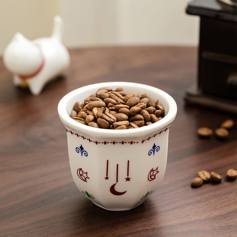 Middle Eastern Style Coffee Cup 170/250ml Ceramic Espresso Mug Handmade Anti-scald Latte Cappuccino Jug Teacup Gift for Home-use