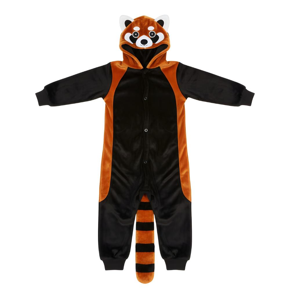 Pajama Onesie Kigurumi Costume Outfit Red Panda Children 95 - 105Cm