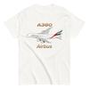 Flyboy Toys Tričko s letadlem Airbus A380 A6-EUE - Personalizované s číslem N#