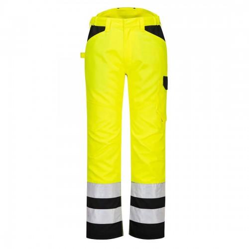 

Portwest Mens PW2 High-Vis Work Trousers 36R чорний/жовтий