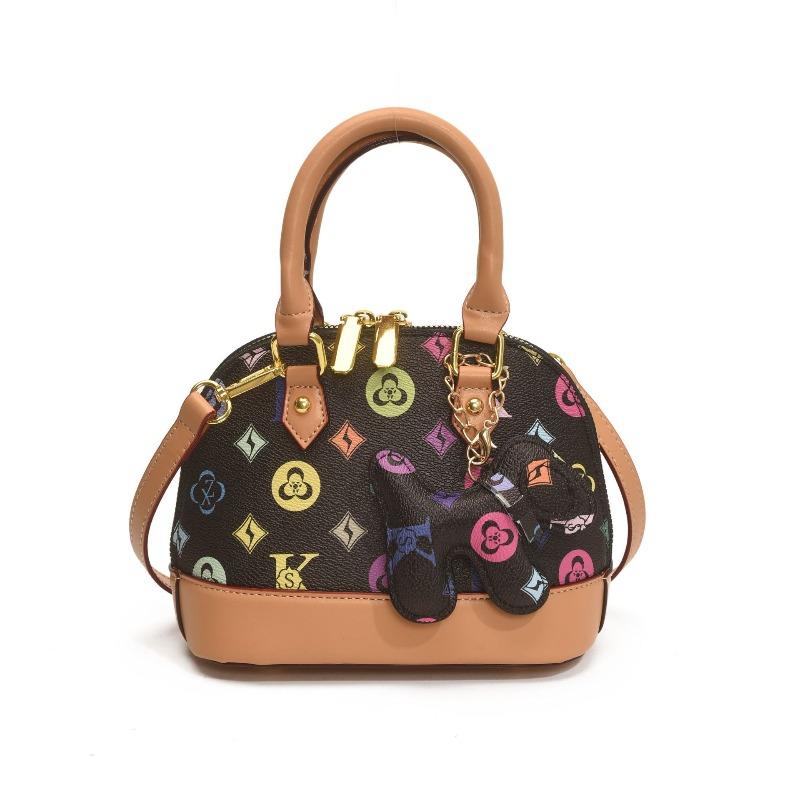 Guteco's neue Damenhandtasche Handtasche Alterssichtigkeit Kontrastfarbe Mode Nische Retro Muscheltasche Tragetasche