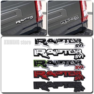 3D Metal Car Stickers SVT Raptor Logo Emblem Body Decal For Ranger F150 F250 F350 F450 F550 SVT Decor Accessories