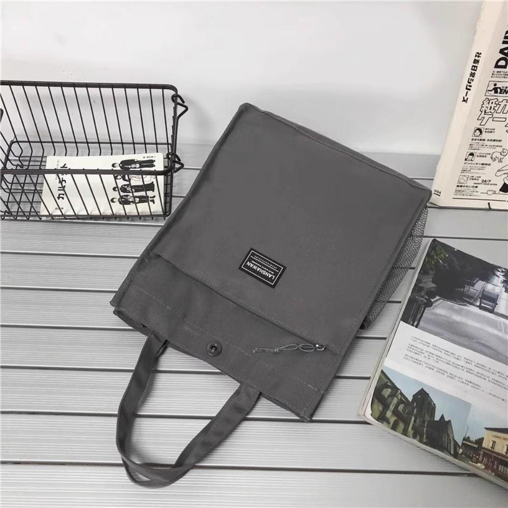 Casual Male Commuting Tote Bag Oxford Cloth Large Capacity Canvas Shoulder Bag Fashi Versatile Portable File Bag Students