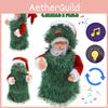 Santa Claus Xmas Tree Musical Toy For Kids Dancing And Singing Rotating Plush Doll