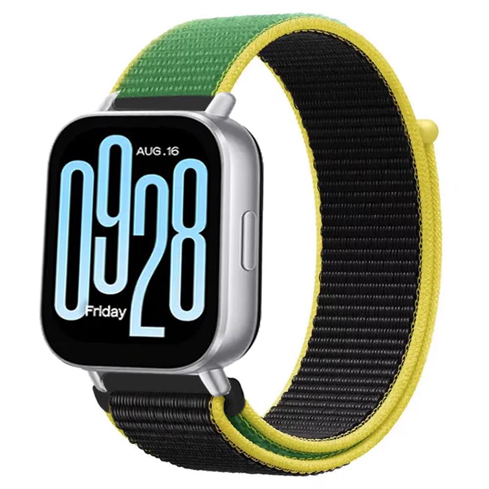 22mm 20mm Nylon Loop Strap for Redmi Watch 5 Acitve/Lite Huawei Watch 5 4 GT6-5 46mm Flag Style Wristband Amazfit Active 3-2-Max