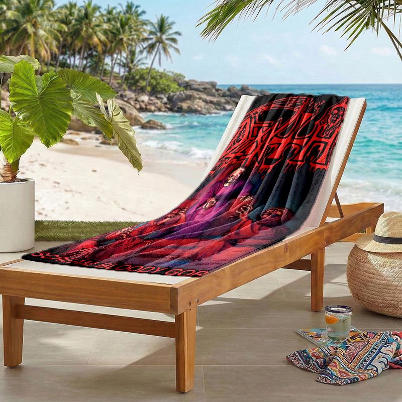 Death Fashion Beach Towel: Ideal for Summer Adventures Soft, absorbent and quick drying suitable for swimming and bathing