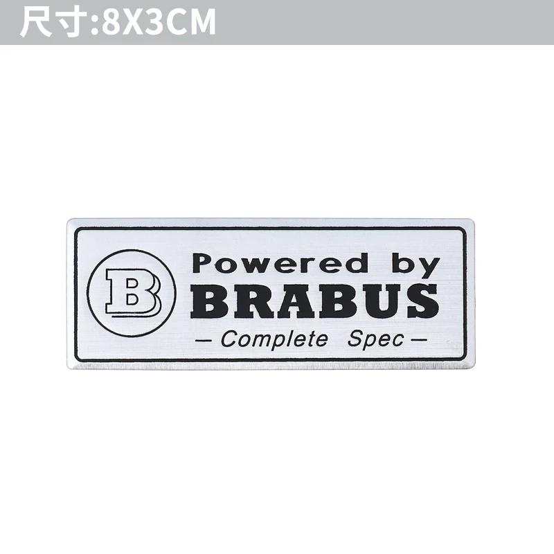 GLC GLB 1Pcs Car Styling Aluminum Alloy Badge Sticker For Mercedes Benz AMG W206 W204 W205 W212 W213 W221 W222 W223 W251 W464 W