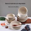 Disposable 180ml Natural Sugarcane Pulp Oval Bowls