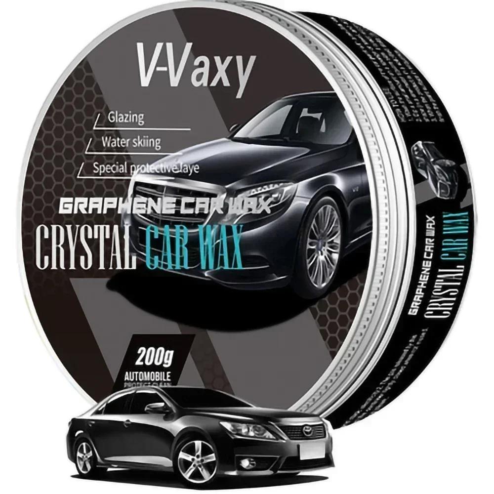 Car Wax Crystal Plating Set Hard Auto Wax Paint Care Coating Tiny Scratch Repair Car Polisher With Sponge Car Accessories