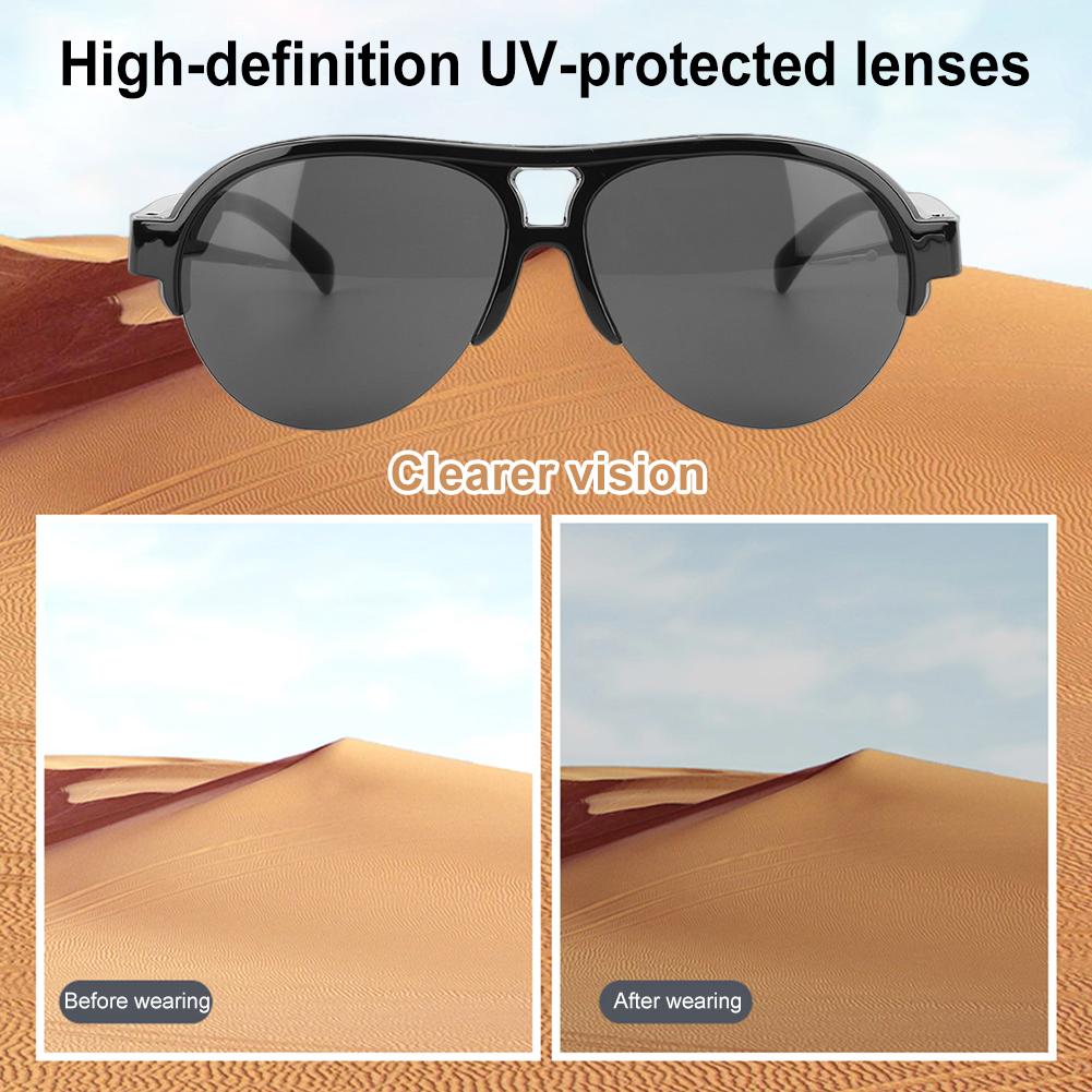 144 Sprachen Smarte Brille Übersetzer Bluetooth-kompatibel 5.3 Übersetzungsbrille Übersetzerbrille & Headset für Männer & Frauen