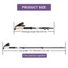 Aluminum Alloy Walking Trekking Poles Telescopic Sticks Light Weight Walking Hiking Stick for Hiking and Hunting