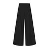 Pantaloni da Donna Elastici Vita Alta Gamba Larga Casual Tinta Unita per Pendolari Ufficio Pantaloni da Lavoro