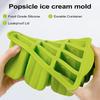 New Popsicle Molds Silicone 12 Pieces Popsicle Trays for Freezer Homemade Ice Cream Popsicle Molds with 50Pcs Popsicle Sticks