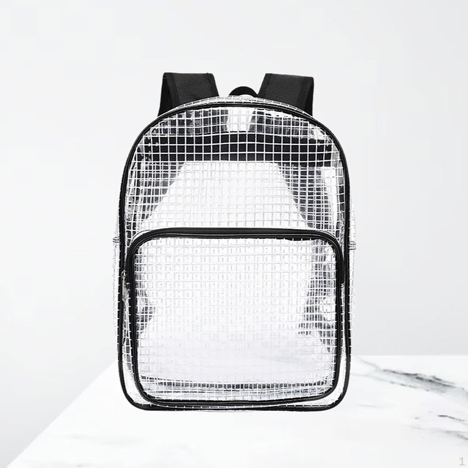 

Прозорий рюкзак Регульований ремінець ПВХ Прозора сумка-пенал Антистатична сумка для робітника Ключ Style B