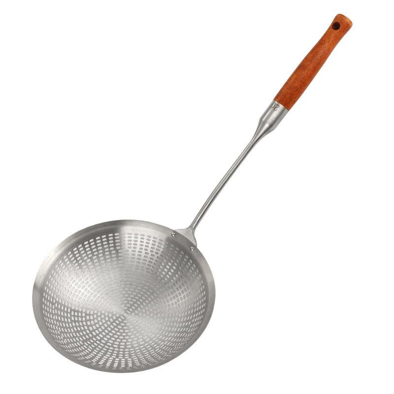 Stainless Steel Strainer for Household Kitchen and Dining, Extended Grease Trap for Scooping Noodles, Long-handled Filter Screen