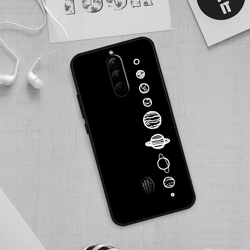 

Outer Space Planet Stars Moon Phone Case For ZTE Nubia Red Magic 8 8S 9 Pro Plus RedMagic 6S 7S 6 7 Pro 5S 5G 6R Cover Red Magic 9 Pro
