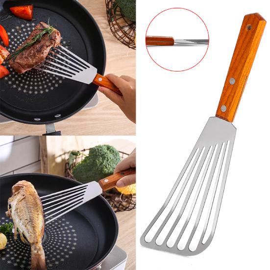 Spatula Easy to Use Filtering Non-stick Thin Slotted Spatula for Baking