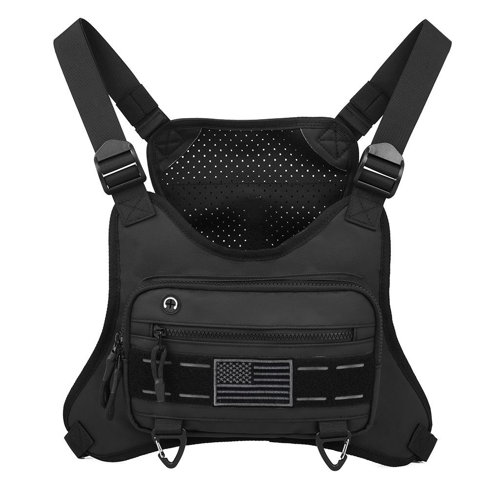 Outdoor Running Bag Cycling Jogging Hunting Vest Camping Front Chest Vest BackpackRig Sports Gym Travel Training