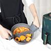 Foldable Air Fryer Silicone Pot Reusable Pot Oven Liner Air Fryer Silicone Basket  Kitchen Supplies