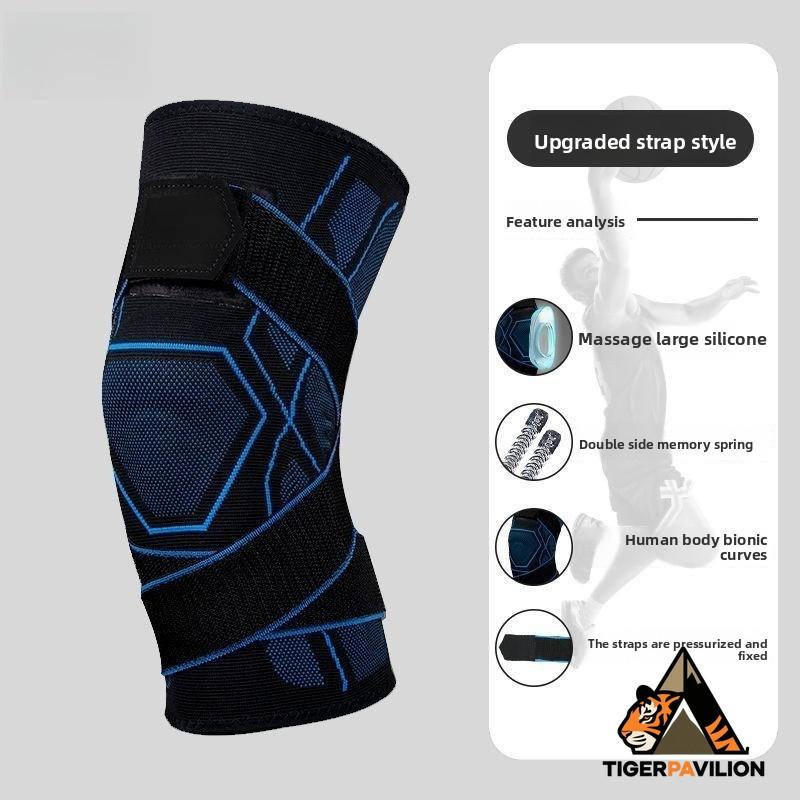 

Men s summer thin knee joint protector for sports running, badminton basketball protector L