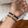 Korean Style High Elasticity Black Hair Tie for Women - Durable, Flexible Rubber Band for Ponytails and Hair Accessories