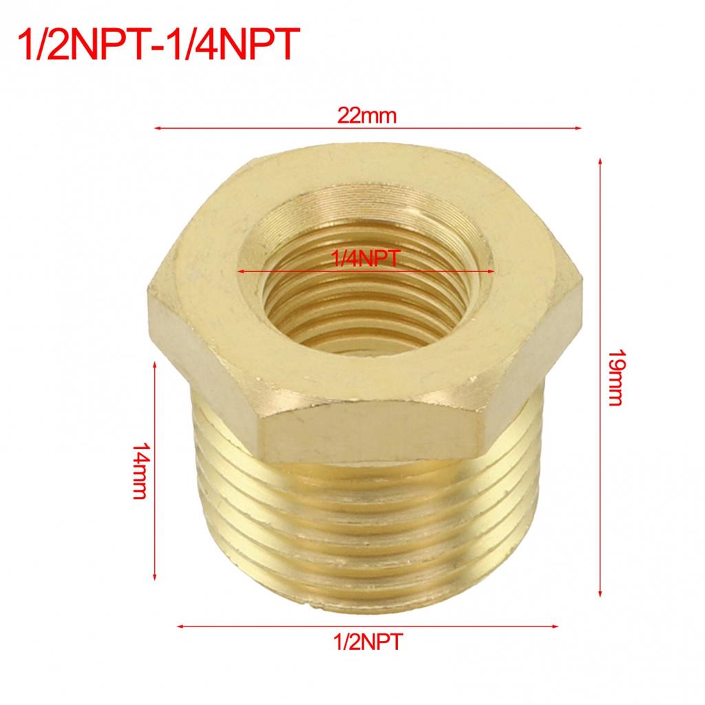 Brass Pipe Fitting NPT Brass Adapter Pipe Fitting Connector