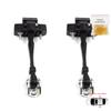 EDP1249-1 2 Pieces Rear Left AND Right Door Catch Hinge Brake Stop Check Strap Limiter for Renault Captur MK1 J87 H5 J5 2013-2019 824305607R