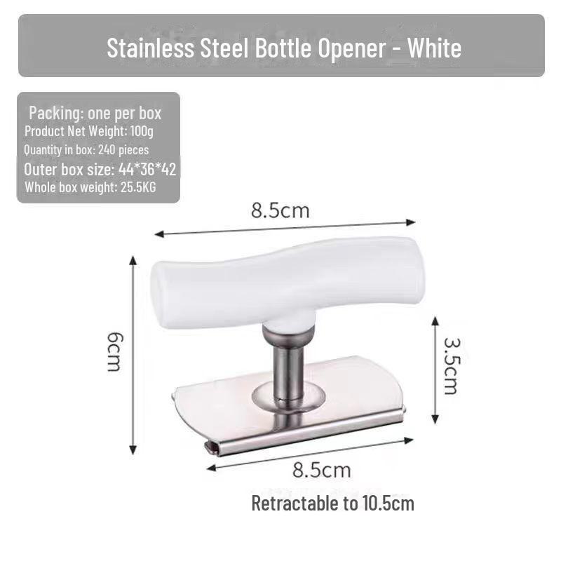Stainless Steel Labor-Saving Can and Bottle Cap Opener