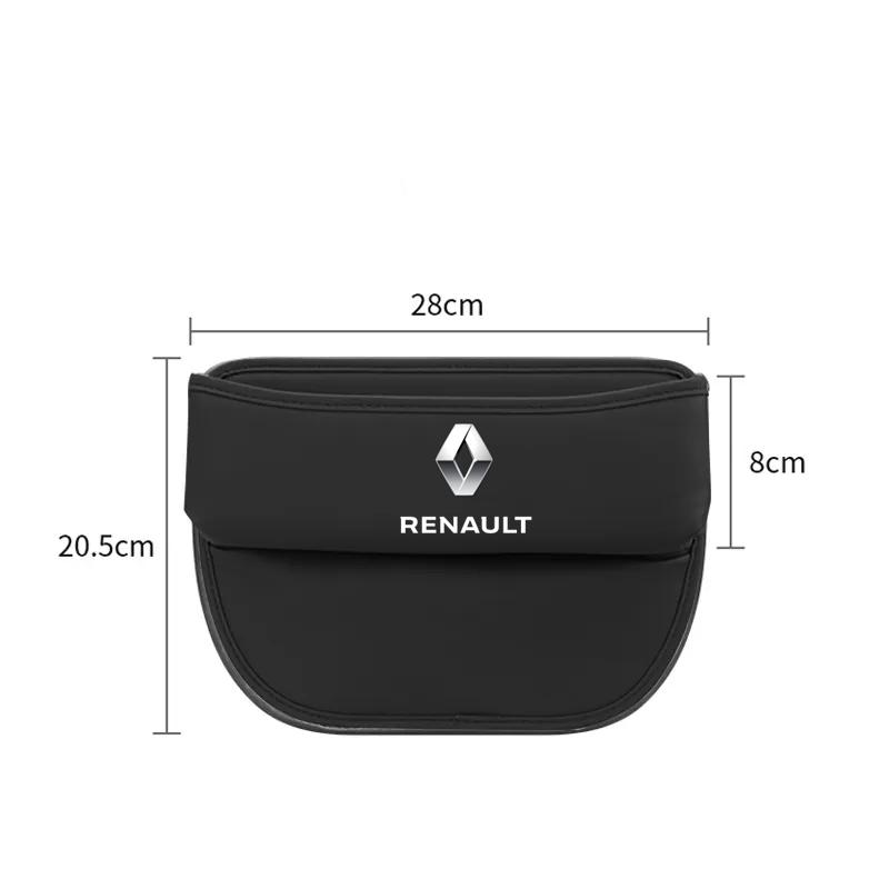 För Renault 2026 Nya Hjulskydd Bilförvaringslåda för Sätesmellanrum Läderbilssätessystem Organiserare Hållare För Renault Grand Scenic 4 XMOD Megane