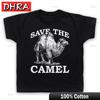SAVE THE CAMEL ANIMAL RIGHTS PROTEST SLOGAN FUNNY KIDS CHILDS TSHIRT with Urban Retro T Shirts Casual Short Sleeve Tee Shirt