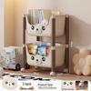 Kids' Cartoon Bear 2-Tier Mobile Storage Shelf