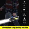 1km Long Distance Rechargeable Flashlight High Power Led Portable Lanterns Waterproof And Fall Proof Outdoor emergency Lighting