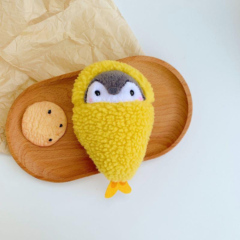 Japanisch Niedlicher Pinguin Taschenanhänger Brot Plüschtier Wurst Puppenanhänger Niedlicher Ei Schlüsselanhänger