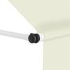 Retractable Awning - vidaXL - 150 Cm - Cream - Manual - UV and Weather Resistant