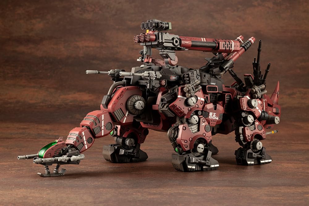 Kotobukiya ZOIDS EZ-004 Red Horn Marking Plus Ver. 1/72 Scale Plastic Model Kit, Approximately 330mm Long