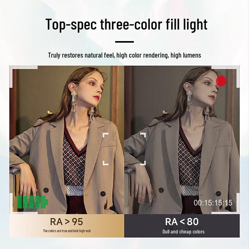 Beiyang 500BI Professional LED Studio Fill Light Kit