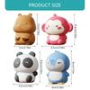 Playful Panda Monkey Bubble Stress Ball Squeeze Toy For Adults Kids Anxiety Relief Sensory Therapy