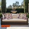 2D Cute Rabbit-Patterned Decorative Cushion Covers Pattern Cushion Cover Suitable For Sofa Bedroom Car Pillow Cover