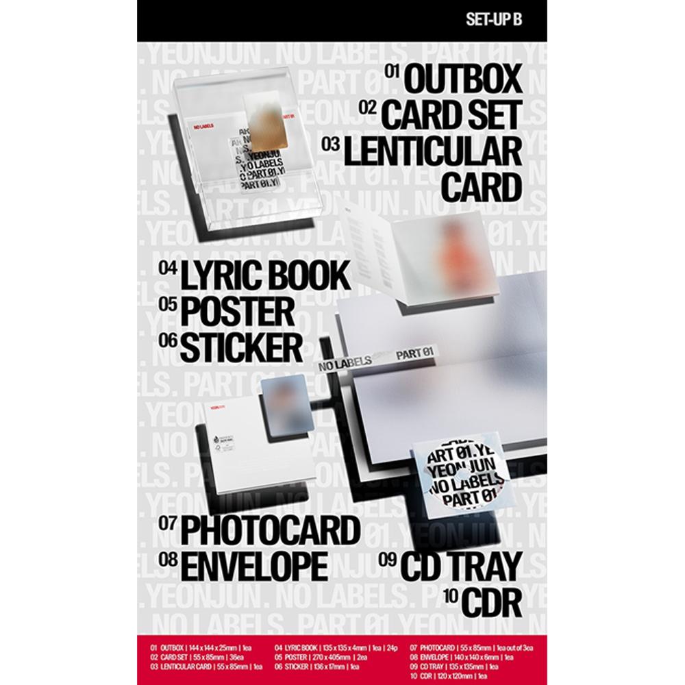 [Pre-order] YEONJUN - NO LABELS: PART 01