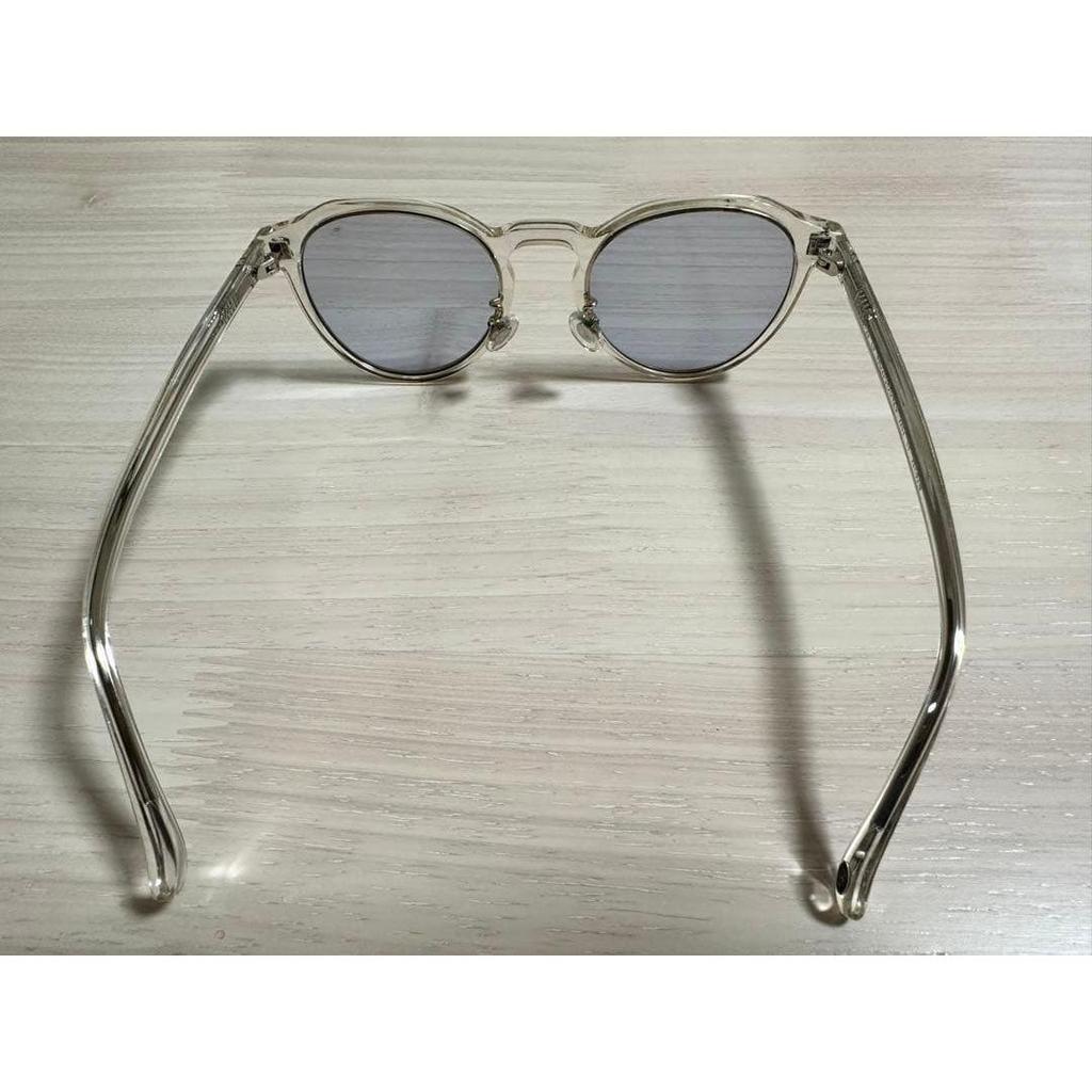 Used OWNDAYS clear frame round sunglasses
