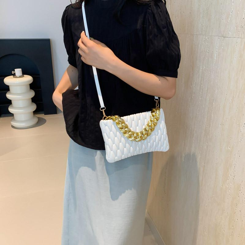 Trendy Womens Small Square Shoulder Bag With Unique Personality And Modern Appeal