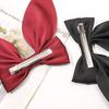 Solid Color Satin Ribbon Big Bows Hairpin Duckbilled Clip Hair Accessories For Women Girls Trendy Korean Summer Hair Accessories