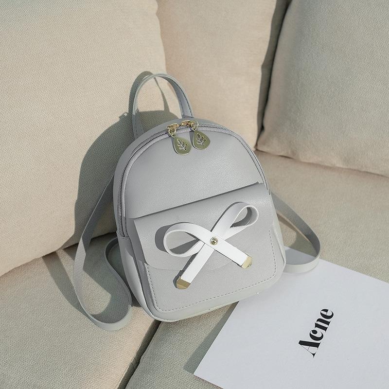 Fashion new style simple multi-functional women's bag casual bow decoration versatile shoulder messenger bag
