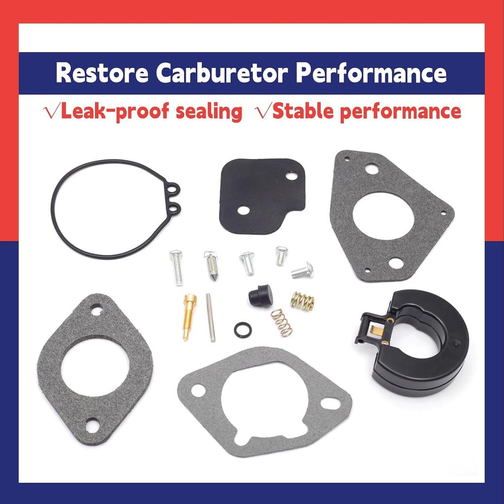 24 757 46-S Leak-Proof Carburetor Rebuild Kit Replacement for Kohler AM133201 CV22 CV23 CV675 CV680 SV710-SV740 for John Deere Z510A Z520A Z710A L130