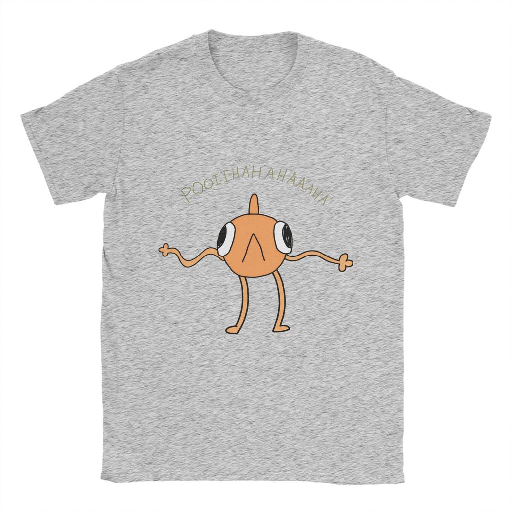 Lustiges Fisch-T-Shirt „Le Poisson Steve“ aus Baumwolle für Herren, Strand-T-Shirt, Rundhalsausschnitt, Hippie-T-Shirt, individuelle Logo-Kleidung